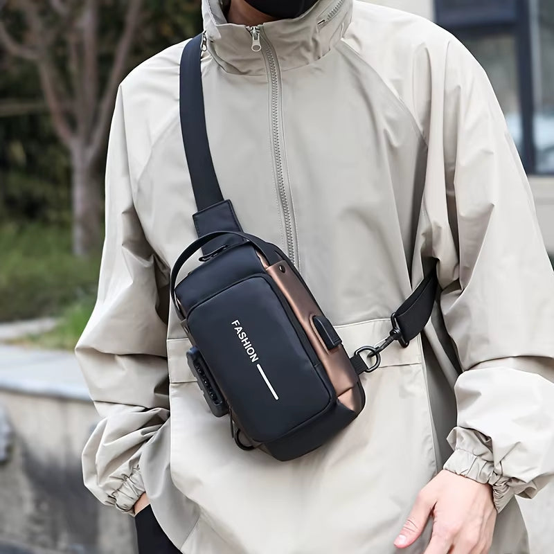 Sac à Bandoulière Antivol (Hommes & Femmes) | حقيبة كتف مضادة للسرقة