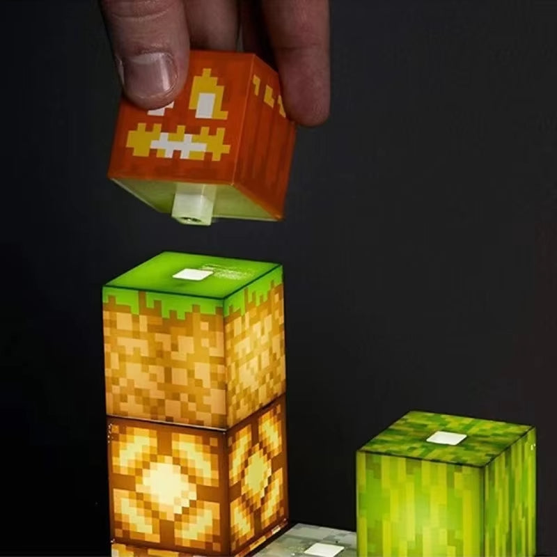Lampe Créative Minecraft – Décor modulable | مصباح ماينكرافت الإبداعي - image 3